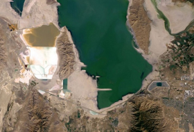 Utah`s Great Salt Lake  is shrinking
